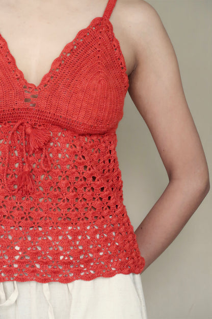 Crochet Corset Style Blouse