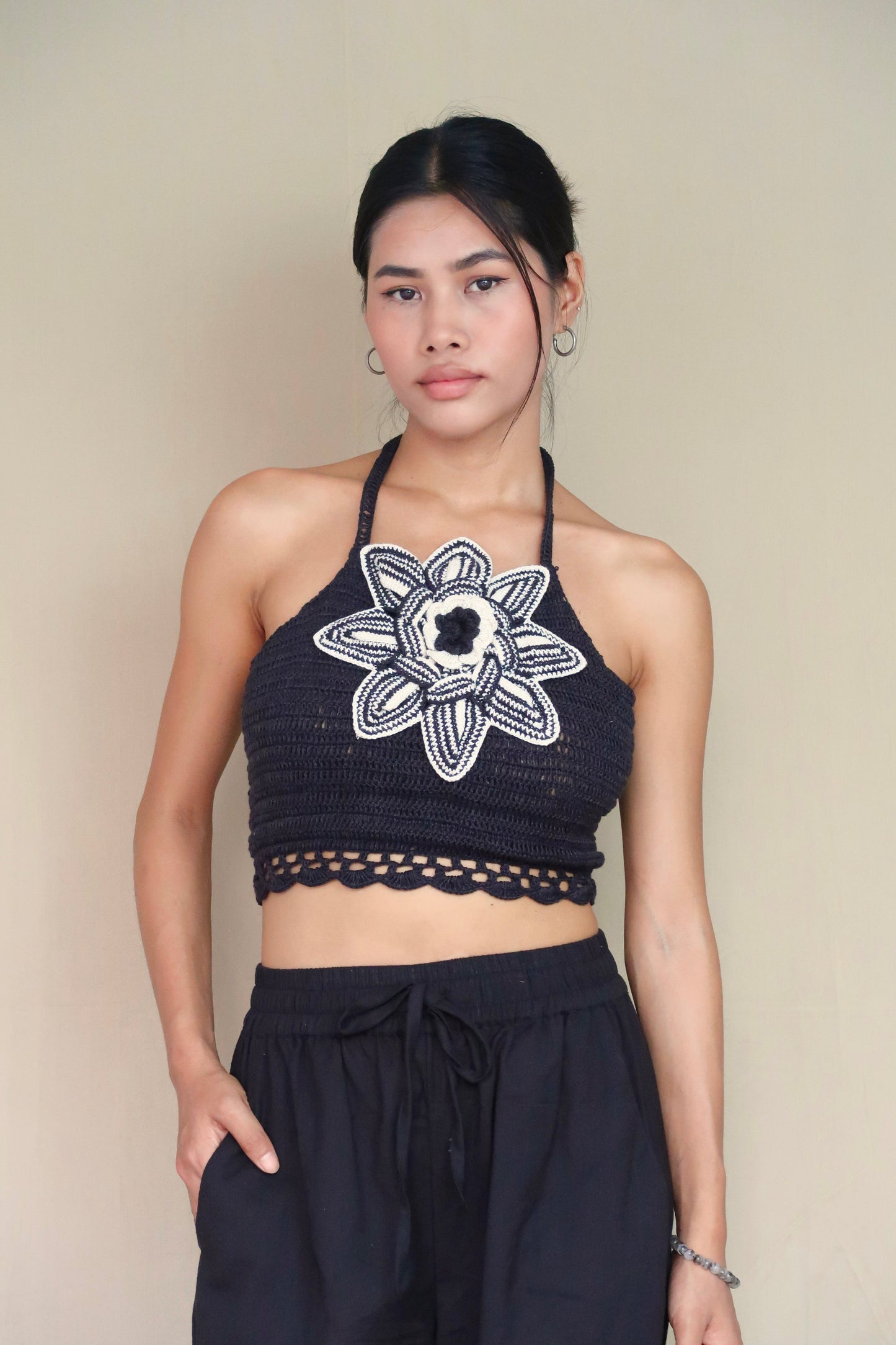 Hibiscus Halter Top