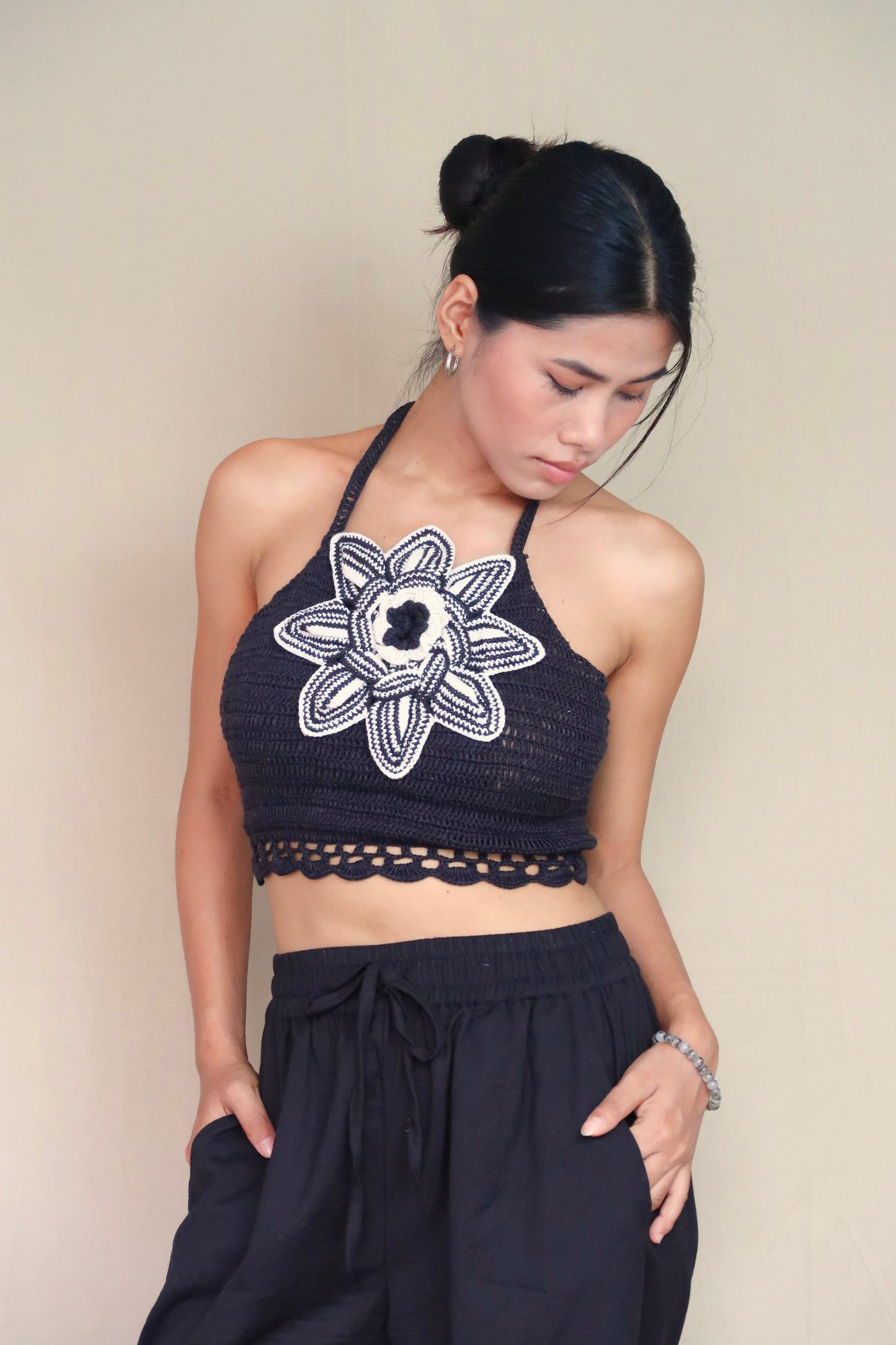 Hibiscus Halter Top