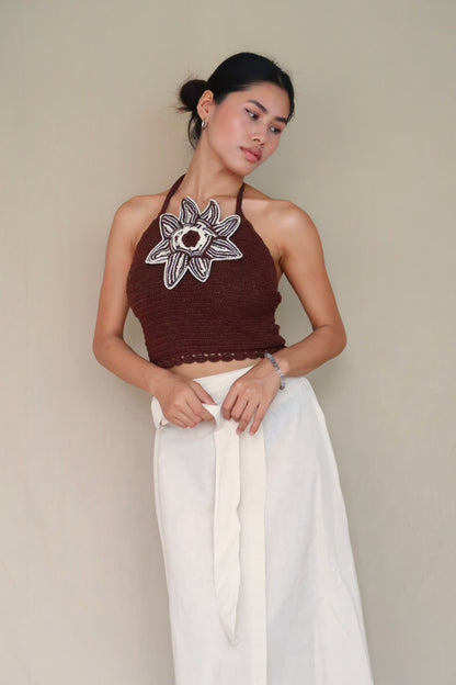 Hibiscus Halter Top