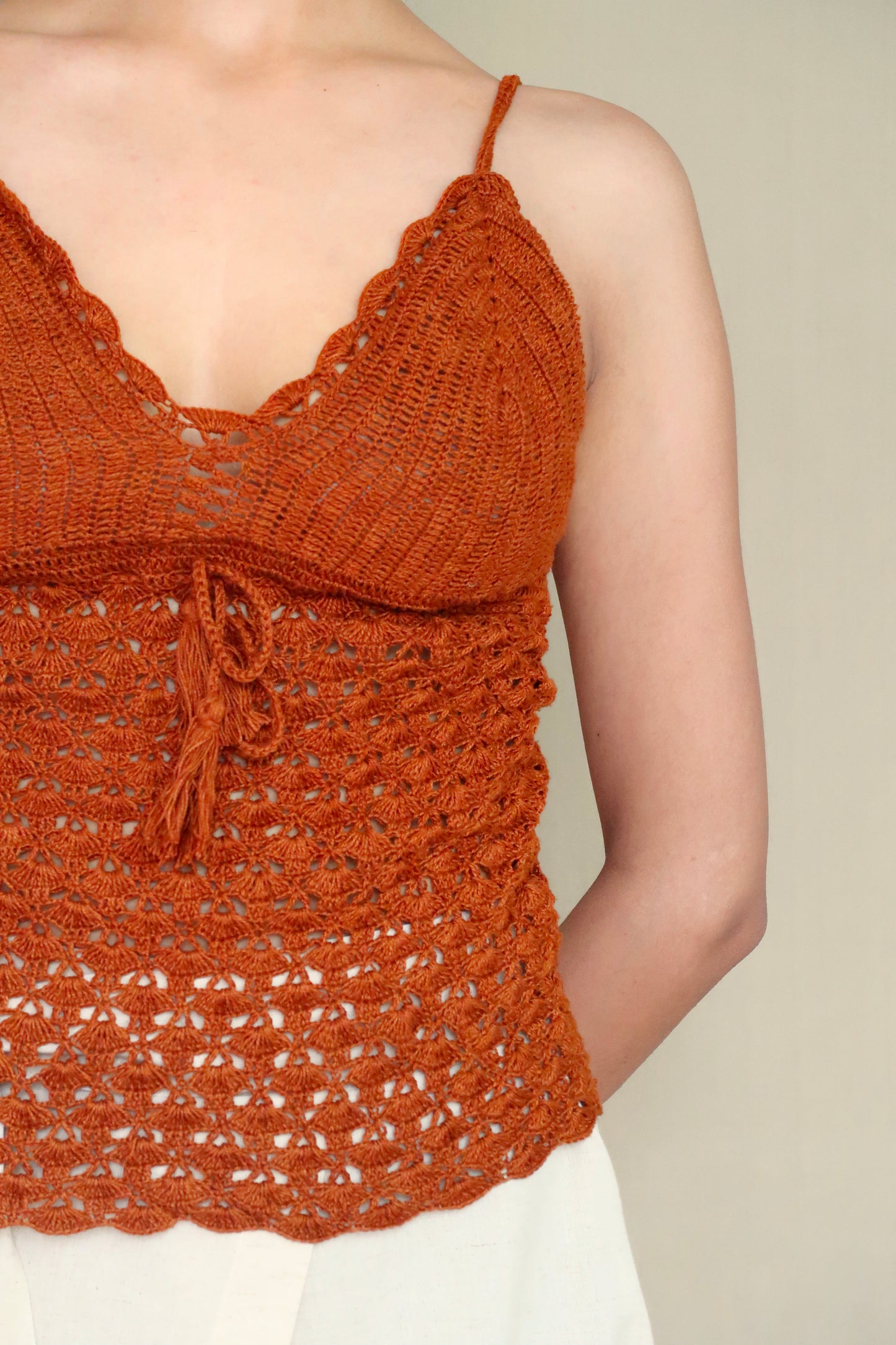 Crochet Corset Style Blouse