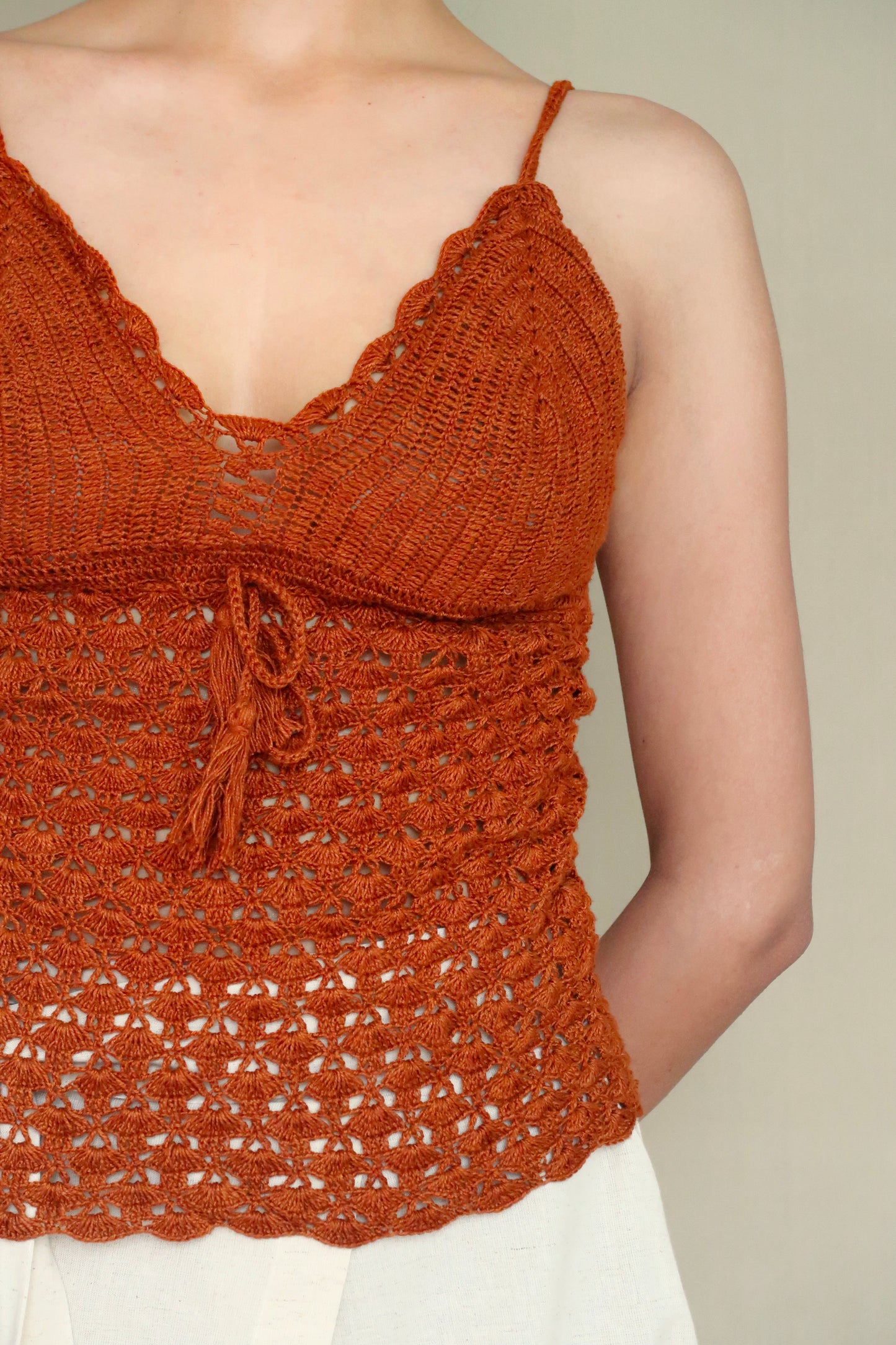 Crochet Corset Style Blouse