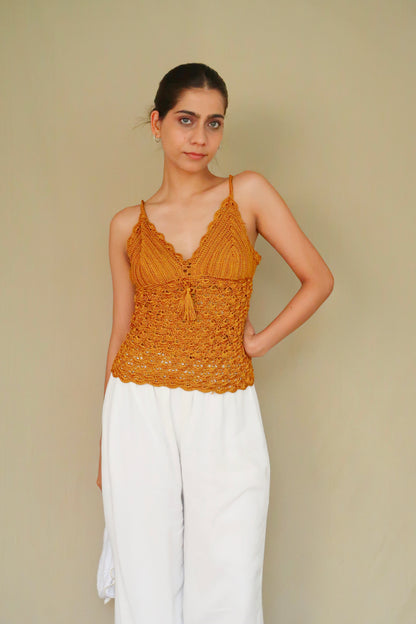 Crochet Vintage Glam Blouse