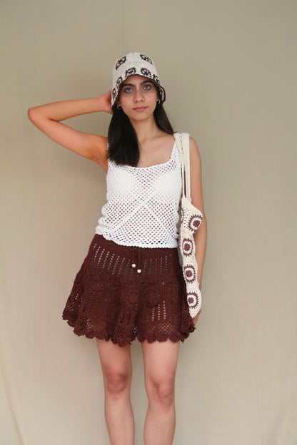 Crochet Flounce Skirt